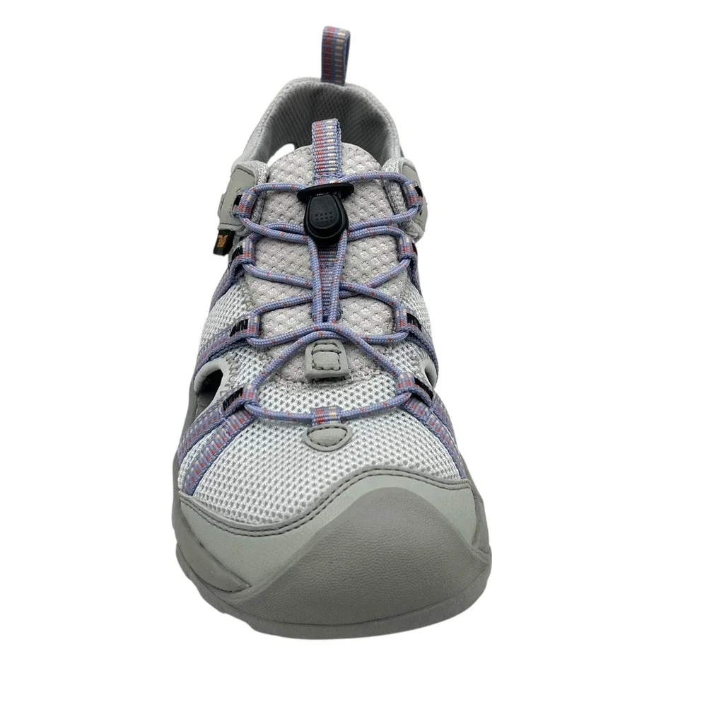 Teva Manatee Youth Girls Sport Sandals Size 1 Gray‎ Lavender Closed Toe Shoes